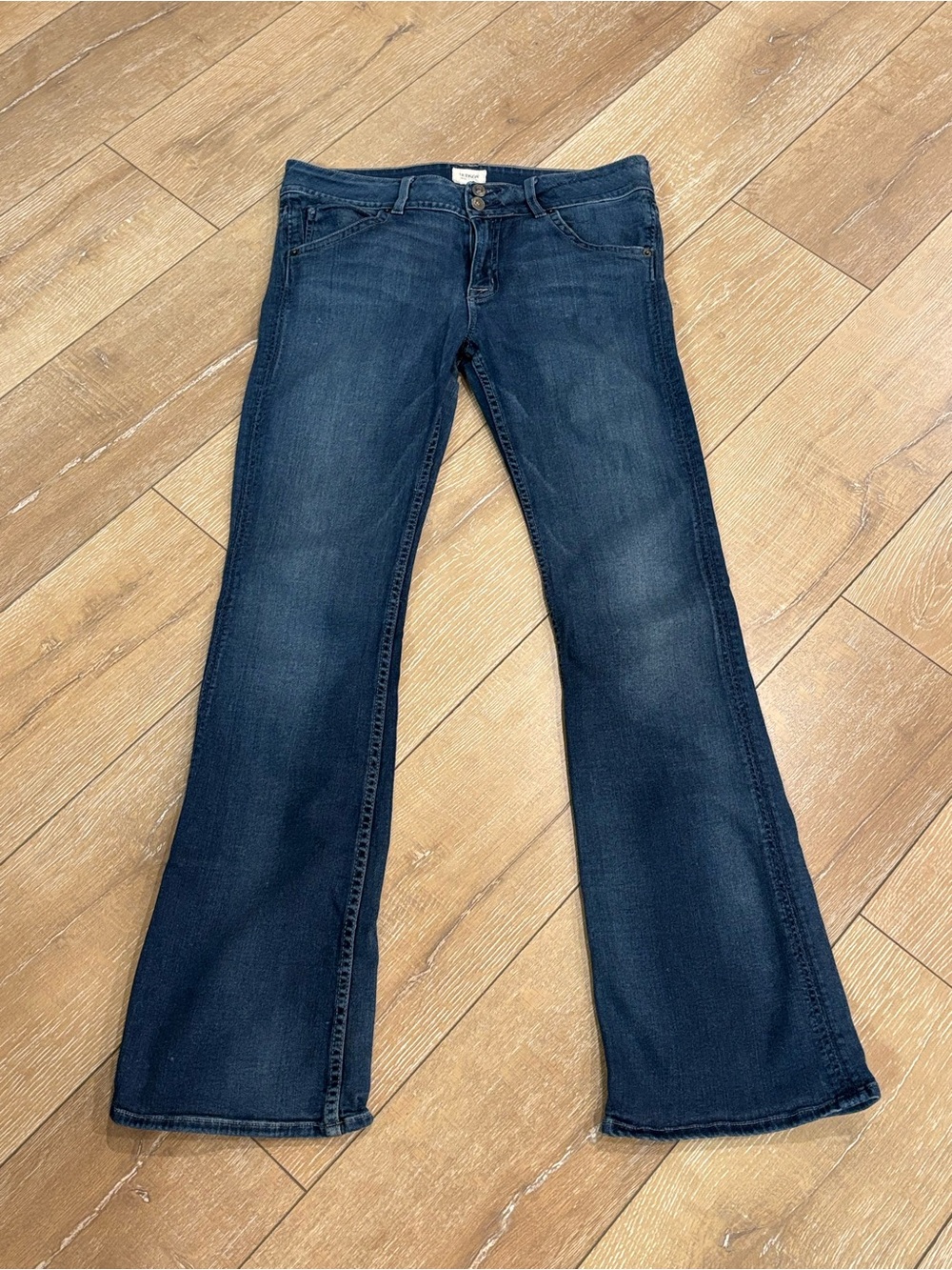Hudson Jeans Bootcut Dark Wash Flap Pocket Stretch Denim Jeans Women’s Size 30